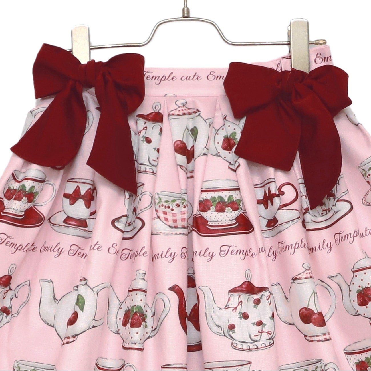 Emily Temple cute 半袖カットソー、テディーベアスカートセット Tea Cabinet Skirt by Emily Temple Cute