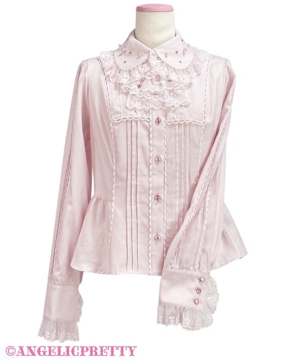Angelic Pretty シフォンブラウス　ピンク Jewelry Blouse (2024) by Angelic Pretty