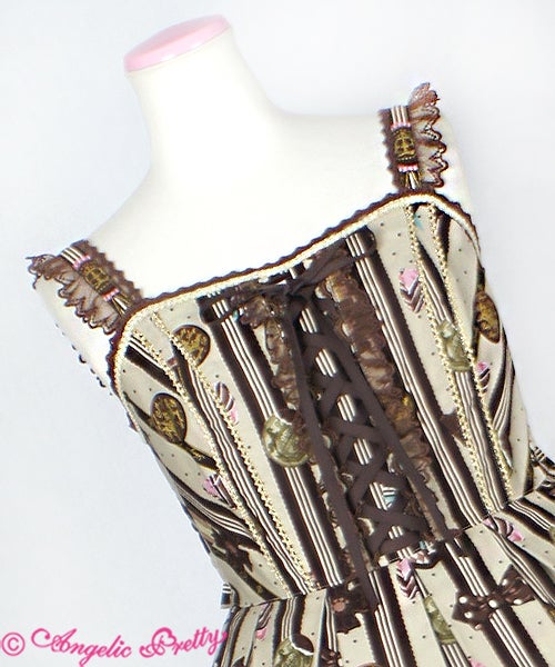 Chocolate Rosette Special JSK Set (2018) by Angelic Pretty