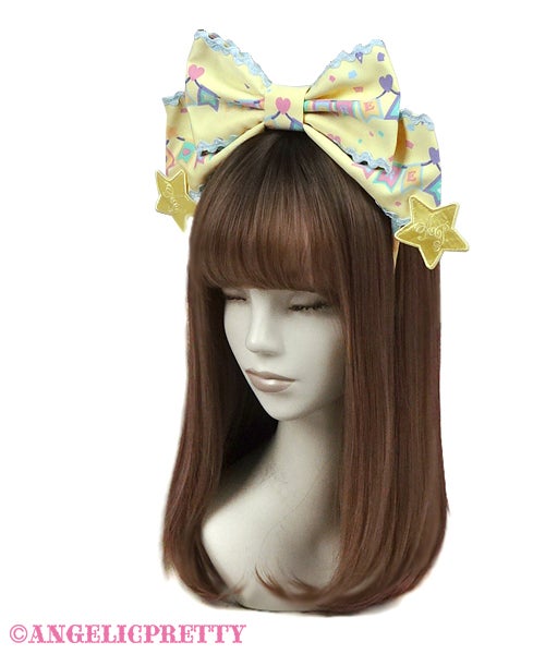 Happy Garland Head Bow by Angelic Pretty