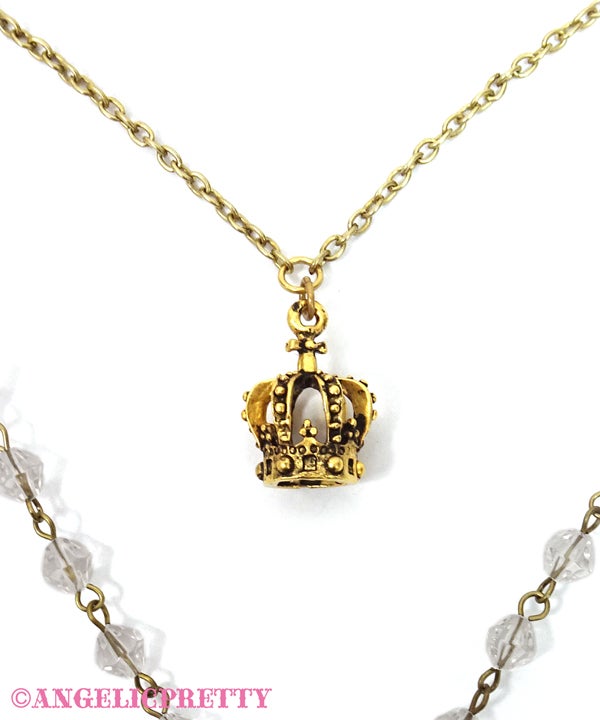 Brilliant Cross Necklace (2022) by Angelic Pretty