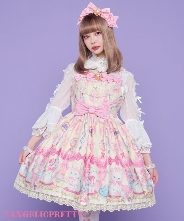 Dolly Cat JSK Set (2025) by Angelic Pretty