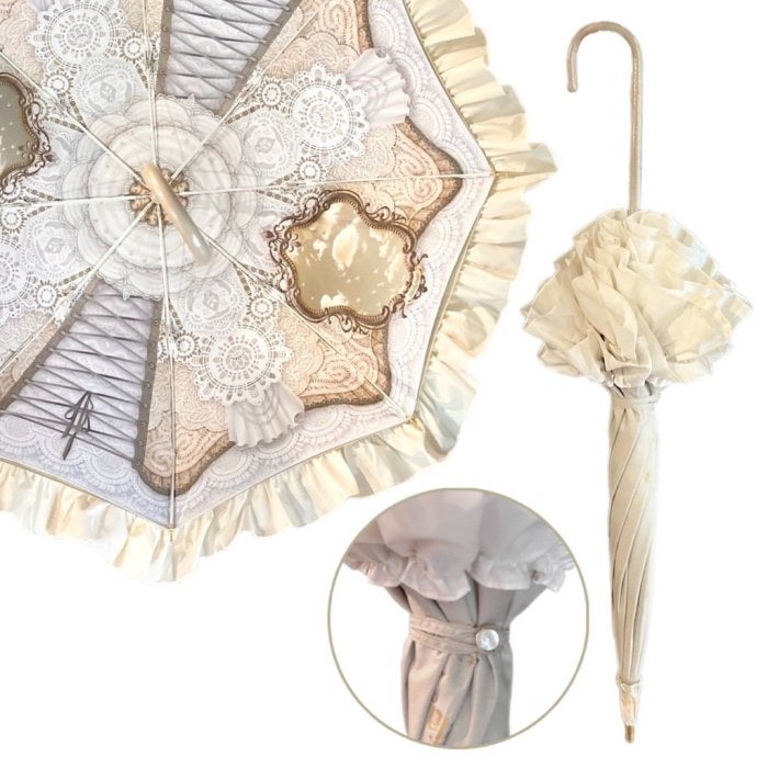 Abilletage ~ Lace Print Umbrella by Indie Brand