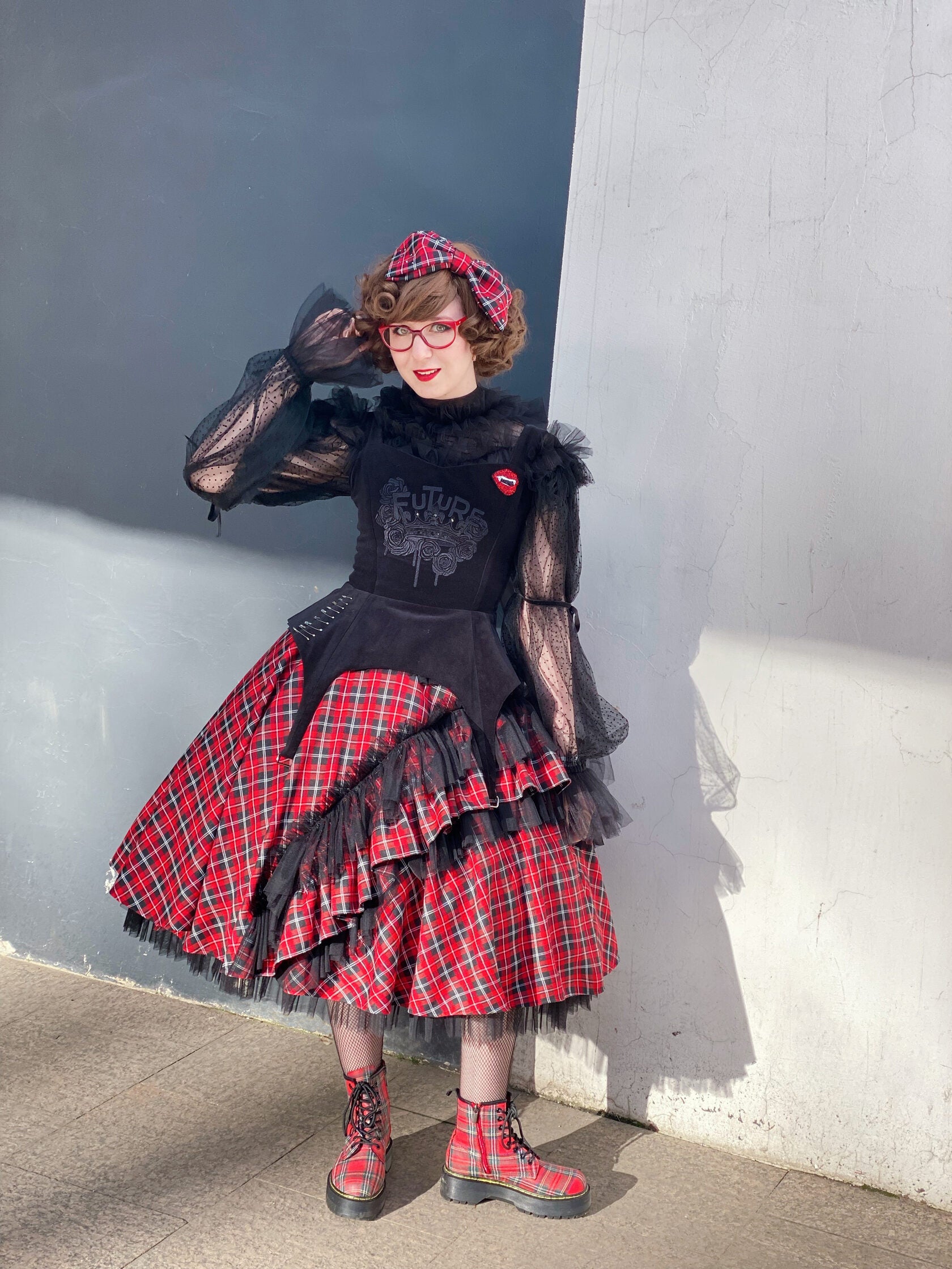 Miss Danger ~ Miwako Tartan Skirt (2024) by Indie Brand
