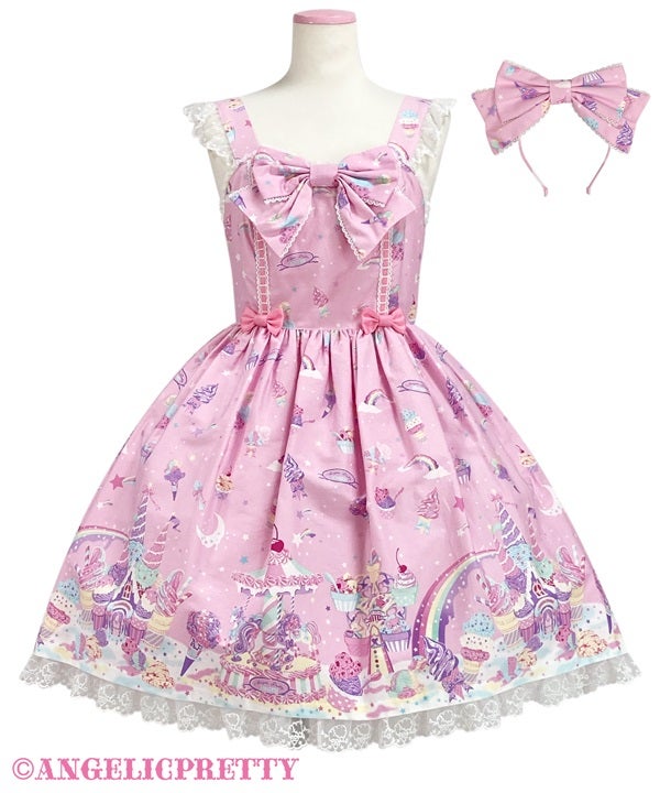 Milky Planet Ribbon JSK Set (2025) by Angelic Pretty