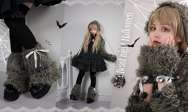 Beast Night Halloween Fur Leg Cover by Alice and the Pirates