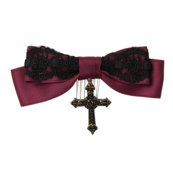 Cross Candelabra Ribbon Comb by Moi-même-Moitié