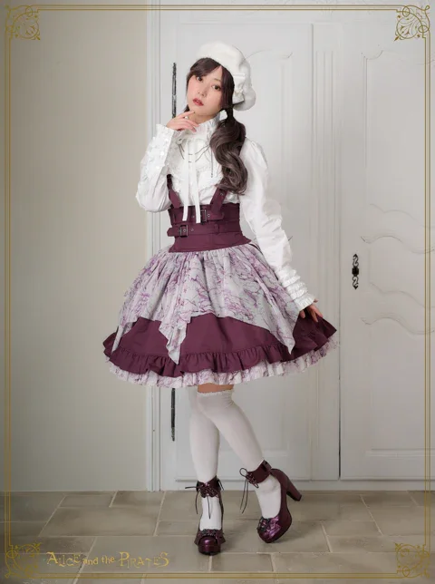 Spooky Shadow Corset Skirt by Alice and the Pirates