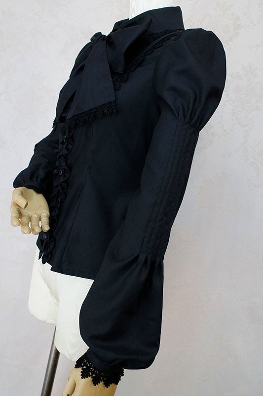 Noble Lace Intuck Blouse (2021) by Victorian Maiden