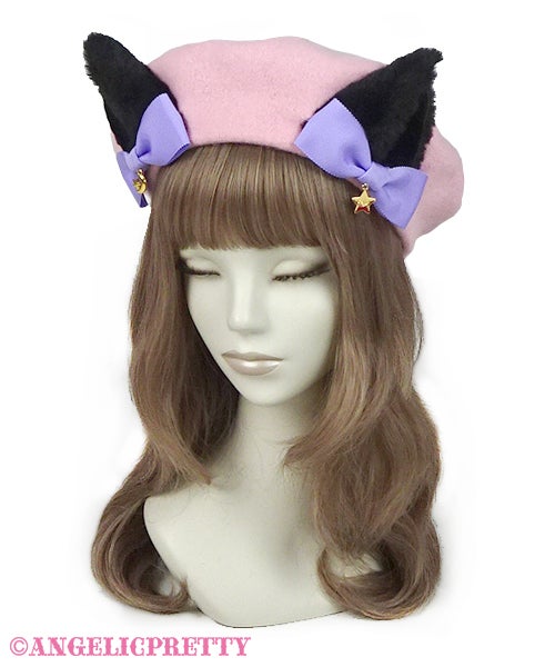 アンジェリックプリティドーリーキャットベレー帽 Little Cat Beret by Angelic Pretty