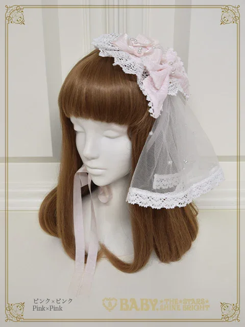 BABY Princess Lacy Bouquet JSK ヘッドドレス付き Princess Lacy Bouquet Veil Headdress by Baby, the Stars Shine Bright