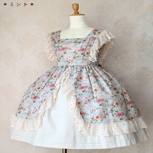 ツ*い様 victorian maiden ローズ ドレス ジャンパースカート Victorian Rose JSK by Victorian Maiden