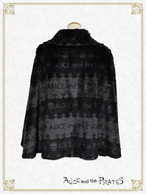 A/P Logo Fur Cape Mantle by Alice and the Pirates