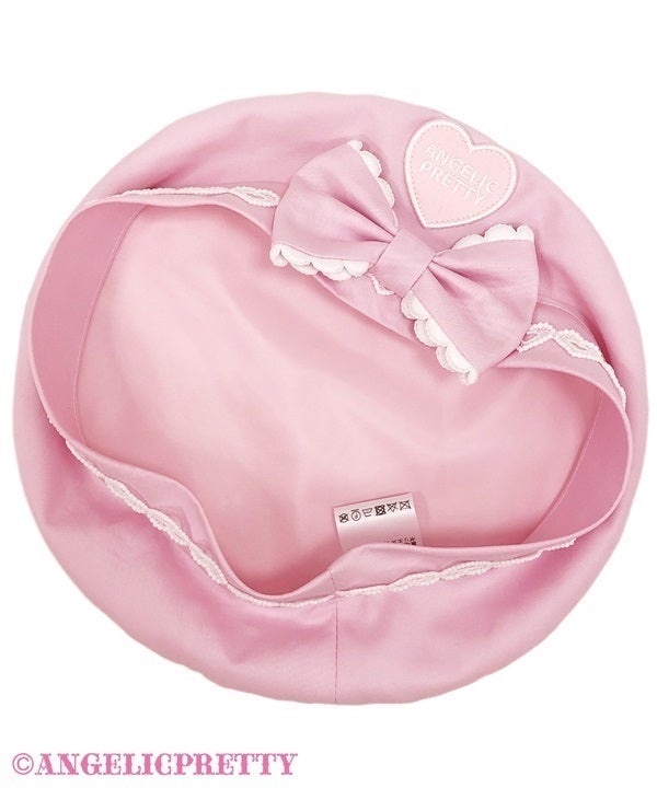 angelicpretty Heartワッペンベレー ピンク Heart patch Beret by Angelic Pretty