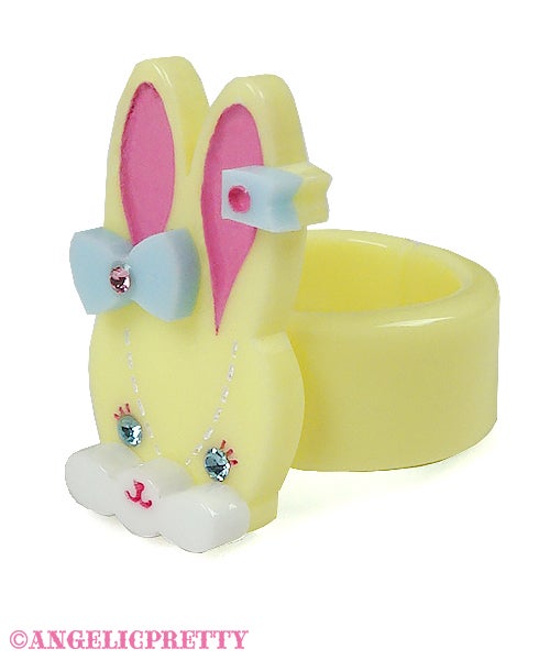 Moco moco Lyrical Bunny Ring by Angelic Pretty