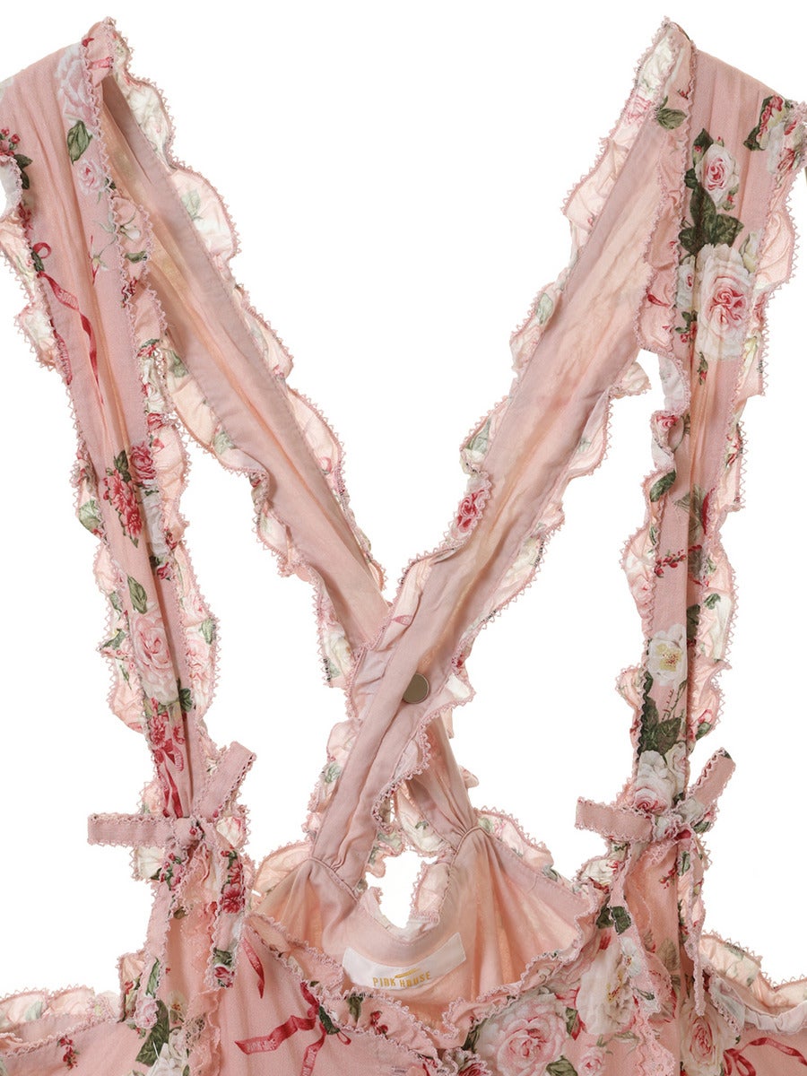 SUPER DOLLFIE meets PINK HOUSE Dolly Rose Print Dress by Pink House