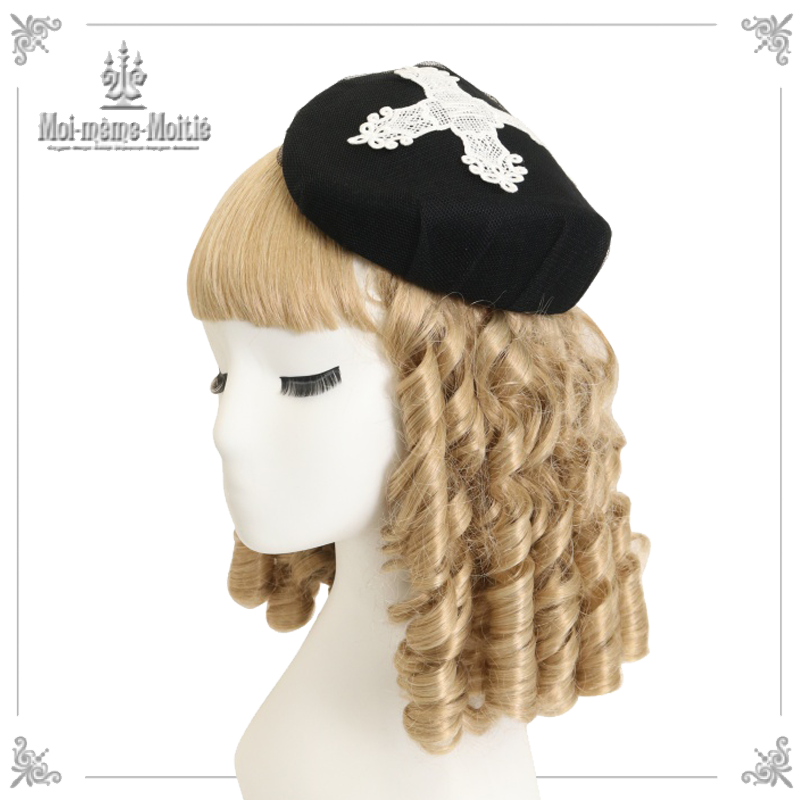 Cross Appliqué Cocktail Hat by Moi-même-Moitié