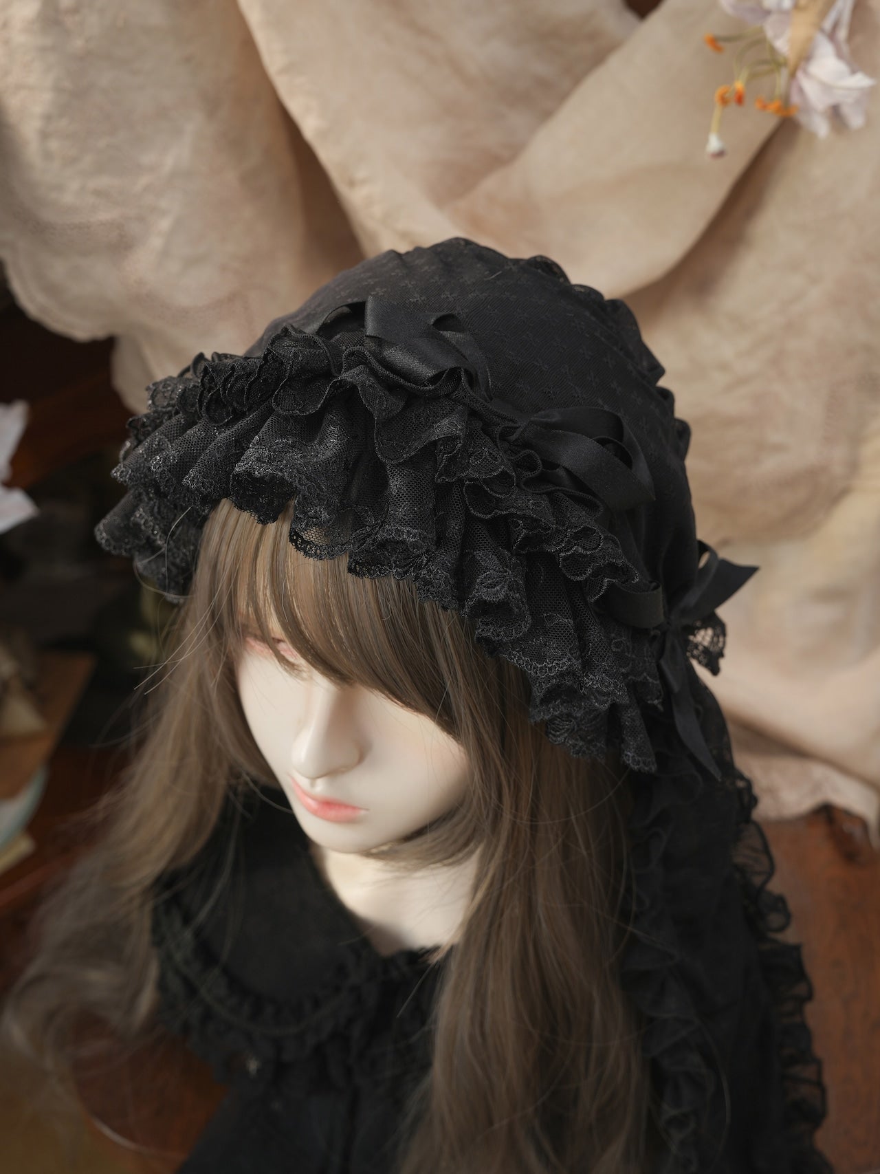 Hoshibako Works ~ Summer Alice Soft Bonnet by Chinese Indie Brand