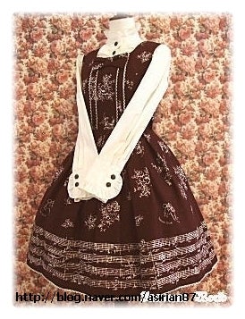 Musical Score Pico Lace JSK by Innocent World