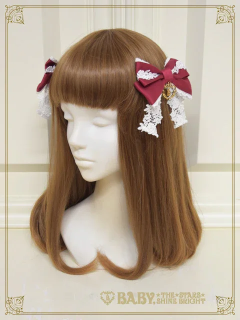Rose Lace Swing Ribbon Clip by Baby, the Stars Shine Bright