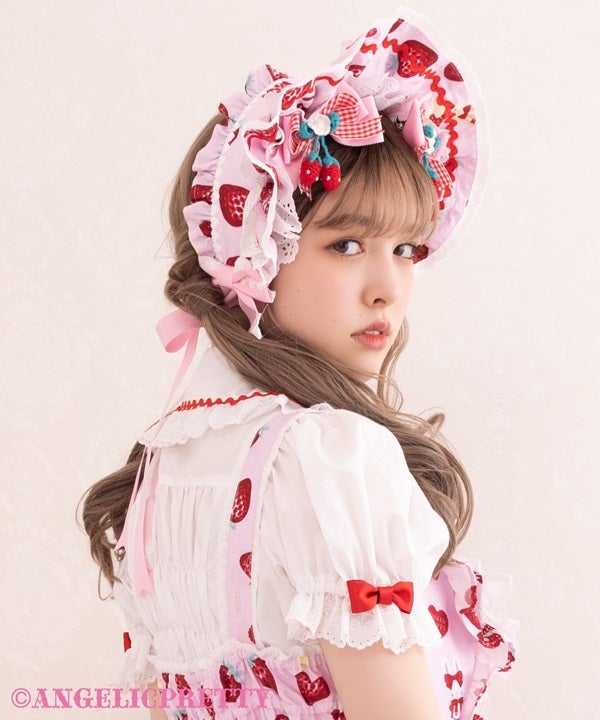 Lyrical Bunny Parlor Half Bonnet by Angelic Pretty