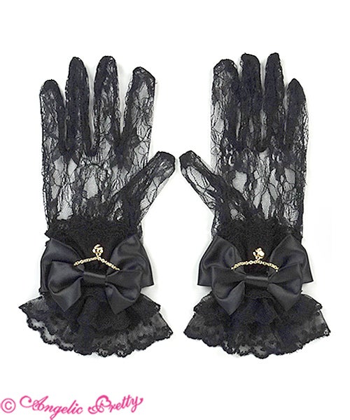Lacy Princess Lace Gloves (2020) by Angelic Pretty