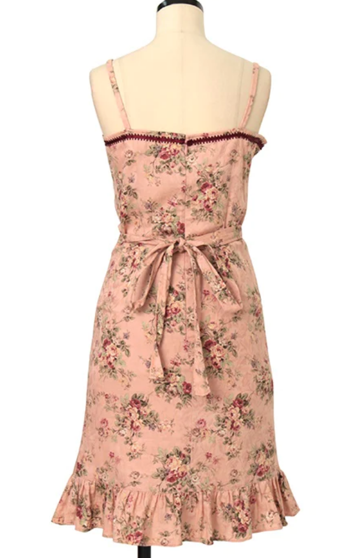 Bouquet Pattern Ribbon JSK by Victorian Maiden