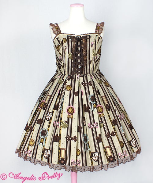 Chocolate Rosette Special JSK Set (2018) by Angelic Pretty