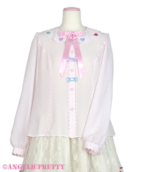 Girly Sticker Blouse by Angelic Pretty