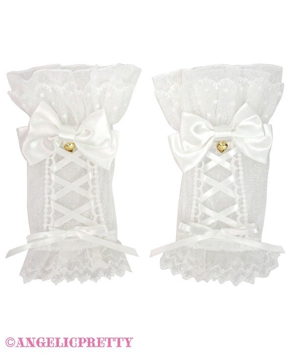 Lace up Doll Arm Warmers (2024) by Angelic Pretty