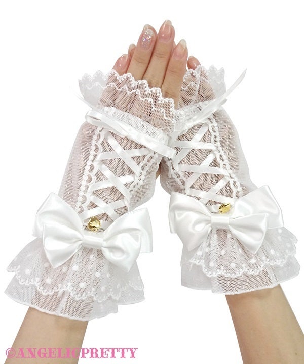 Lace-up Doll Arm Warmers by Angelic Pretty