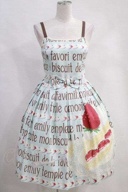 Logo and Shortcake Print Sleeveless OP by Emily Temple Cute