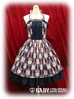 ALICE and the PIRATES 薔薇の名前柄　ジャンパースカート Name of the Rose JSK by Alice and the Pirates