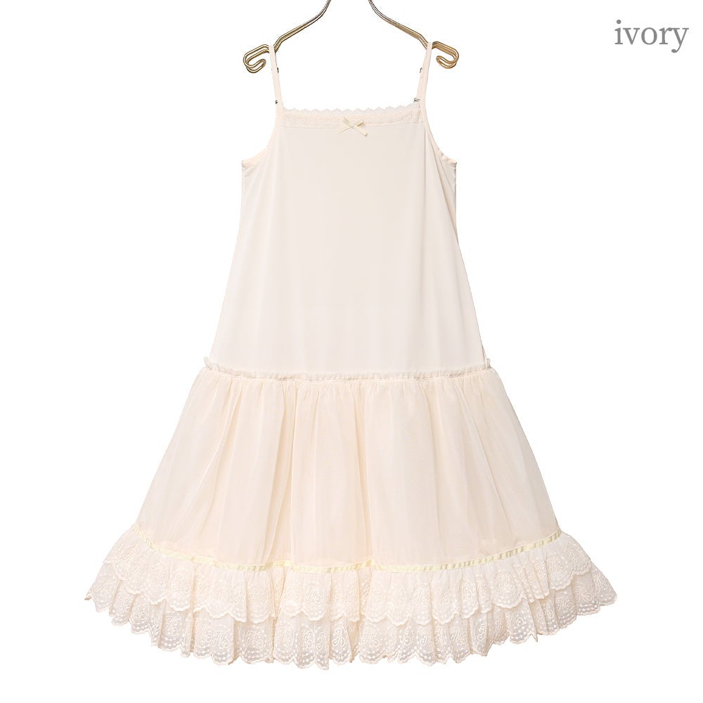 みちゃん様　MelodyBasket　すみれ　ワンピースのみ Melody Lace Soft Pannier Chemise by Melody BasKet