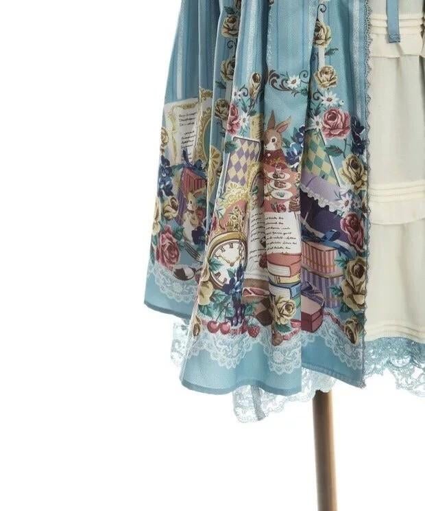 Kawaii - Tea Time Bunny Skirt by Axes Femme
