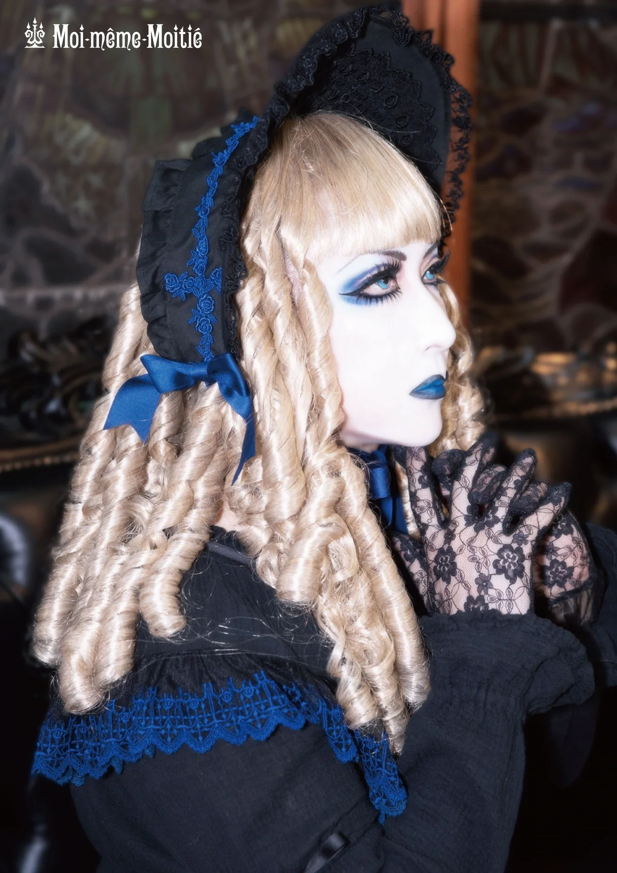 Rose Cross Half Bonnet by Moi-même-Moitié