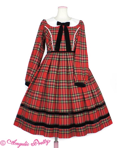 British Tartan OP by Angelic Pretty