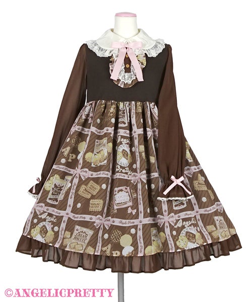 Cream Cookie Collection Cutsew OP by Angelic Pretty