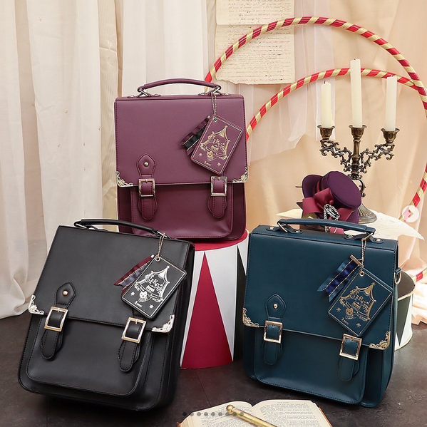 Amavel ~ Mysterious Night CIRCUS Satchel Bag by Offbrand
