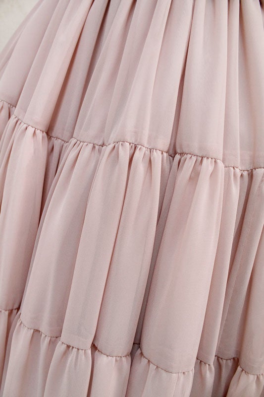 Volume Chiffon Ruffle Petticoat Skirt (2020) by Victorian Maiden