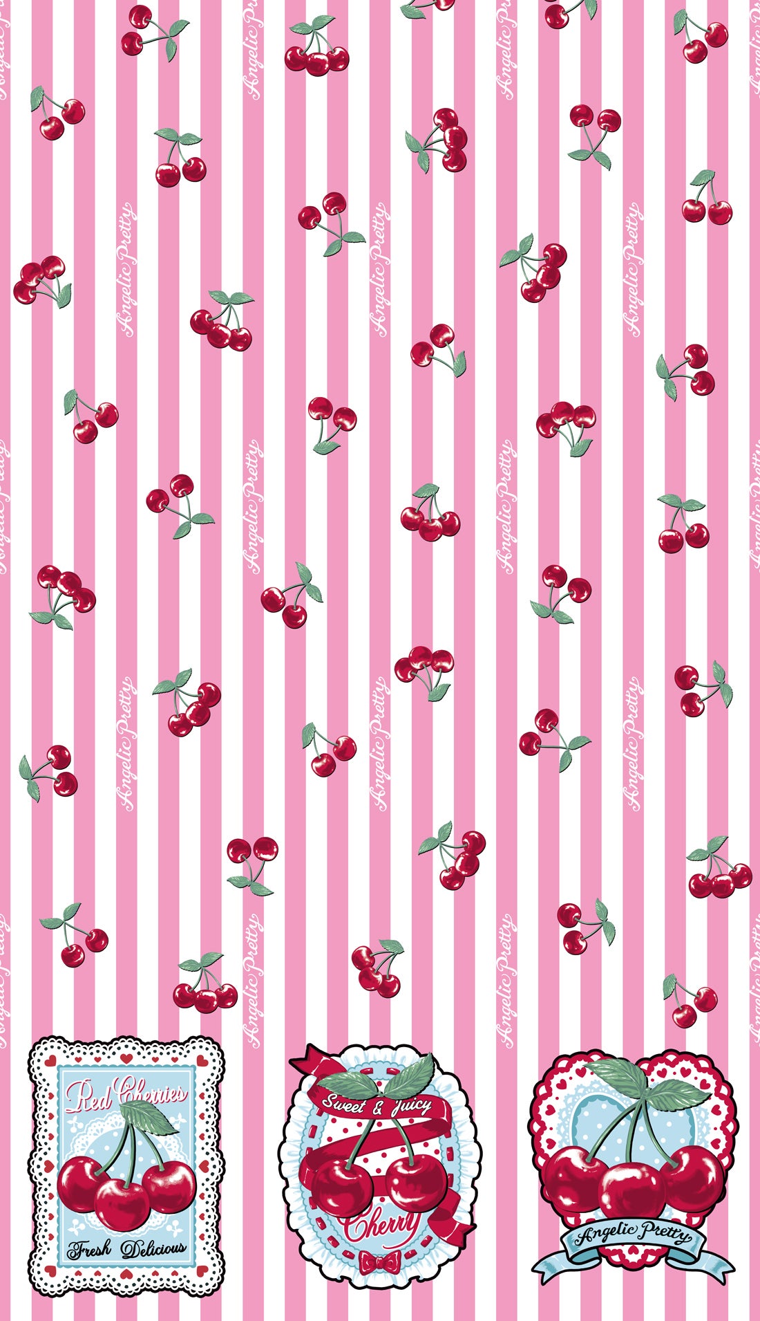 Cherry Stamp OP by Angelic Pretty
