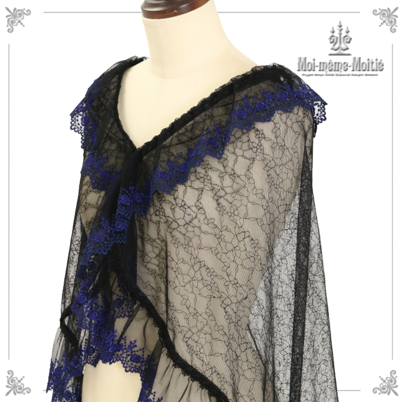 Moi-même-Moitié レースケープ Rose Garden 2 Way Lace Veil and Cape by Moi-même-Moitié
