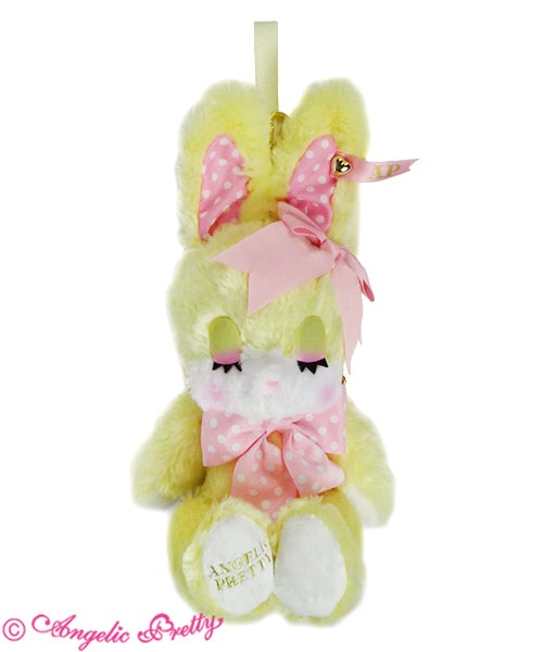 MTO] Dreamy Lyrical Bunny Plush Pouch (2020) by Angelic Pretty