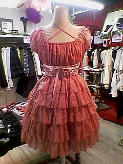 Pina Sweetcollection Chiffon Frill OP (2005, Heart Pattern/Pink