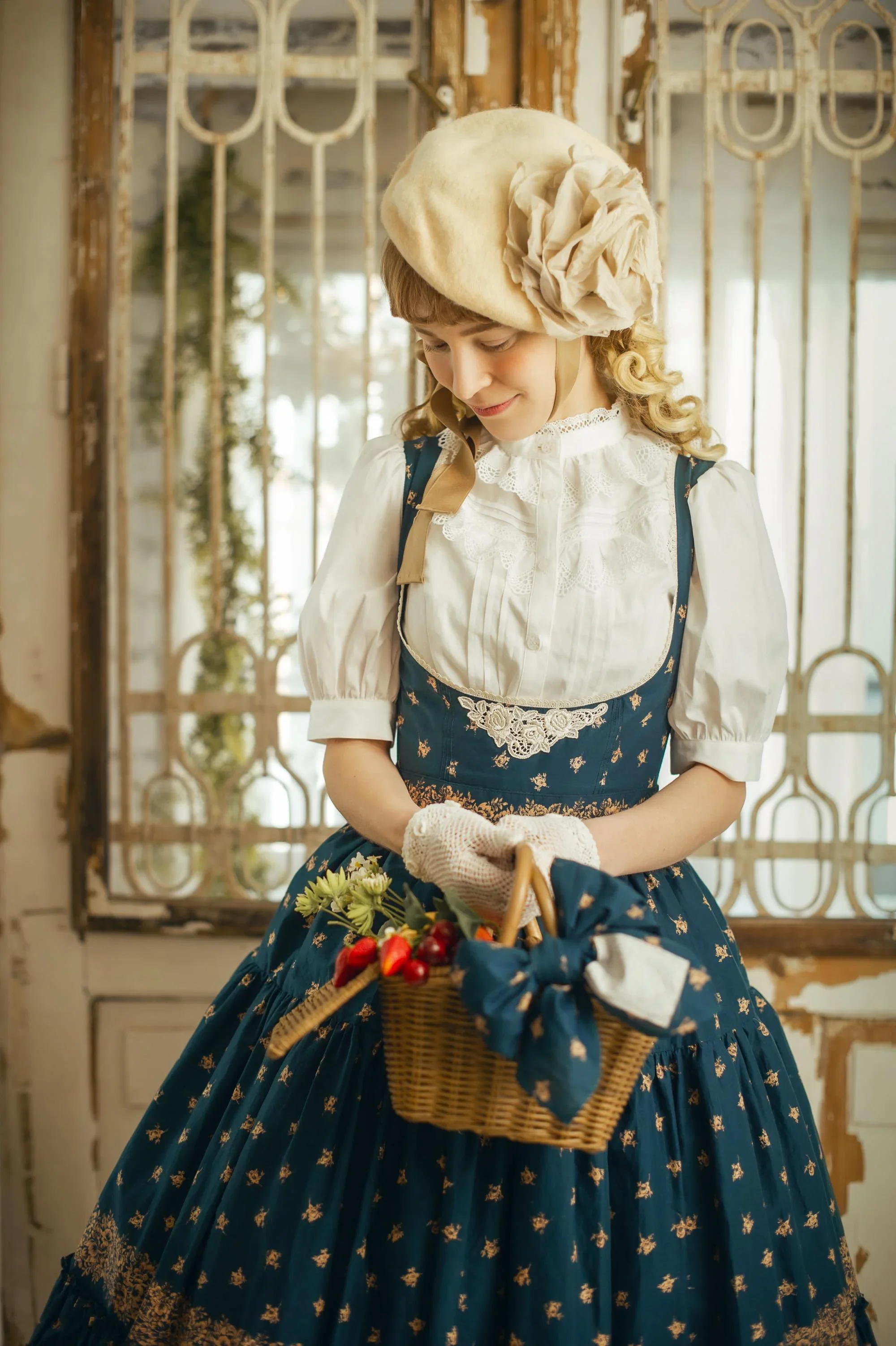 Layla Apron Dress JSK by Victorian Maiden