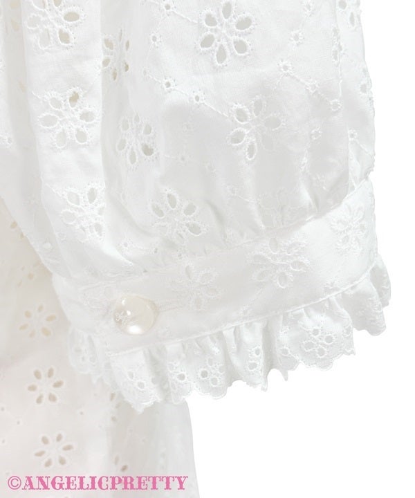 Cotton Garden Lace Sailor Blouse by Angelic Pretty