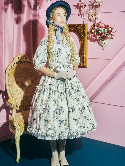 Rococo Bouquet Lacy Doll OP by Victorian Maiden