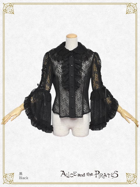 Rose Lace Princess Sleeve Blouse by Alice and the Pirates