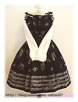 Musical Score Torchon Lace JSK by Innocent World