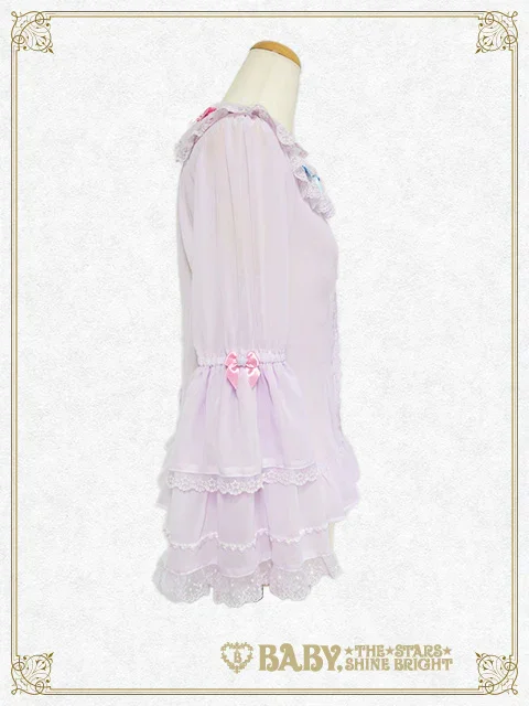 BABY くみゃちゃんのキラ★キラスイーツハロウィンブラウス ラベンダー Kumya's Kira ☆ Kira Sweets Halloween Blouse by Baby, the Stars
